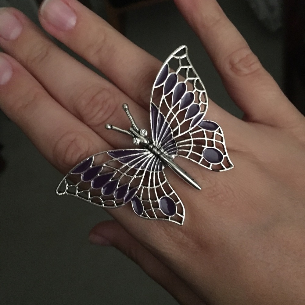 SOLD on Merc - Butterfly Ring